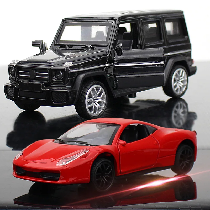 Различные модели литых под давлением моделей автомобилей высокий симулятор