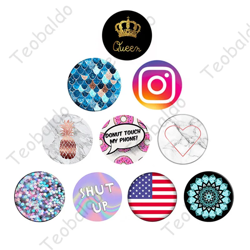 Модная подставка для телефона с мраморным единорогом дизайн ленивых ячеек