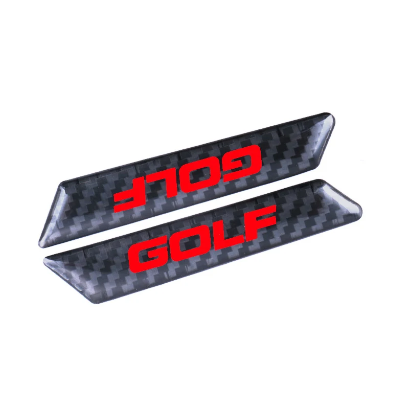 

Carbon Fiber Car Emblems Trim Sticker For VW Golf 5 6 MK6 MK5 GTI R Jetta Touran Seat Lift Wrench Handle Interior Accessories