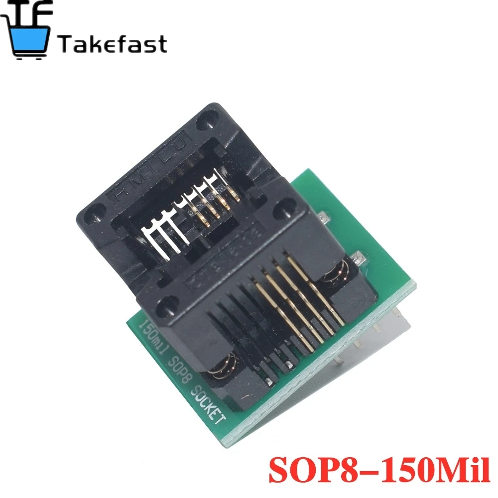 10 шт. модуль преобразователя SOIC8 SOP8 в DIP8 EZ 150 мил Широкий разъем адаптера сиденья