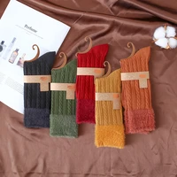10pairsset thick cotton socks ladies womens socks wool side socks japanese style female autumn socks manufacturer wholesale
