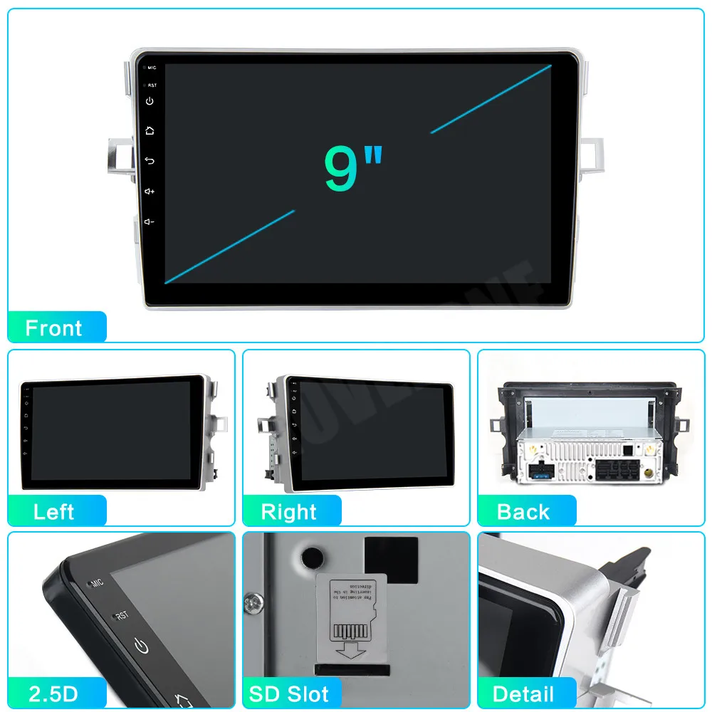 Смартфон RoverOne 4 + 32 ГБ Android 10 8 ядер 2007 2016 ГГц|Автомагнитолы| |