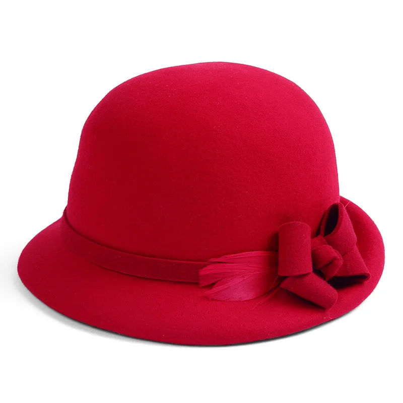 Женские вечерние головные уборы женские зимние модные Асимметричные фетровые