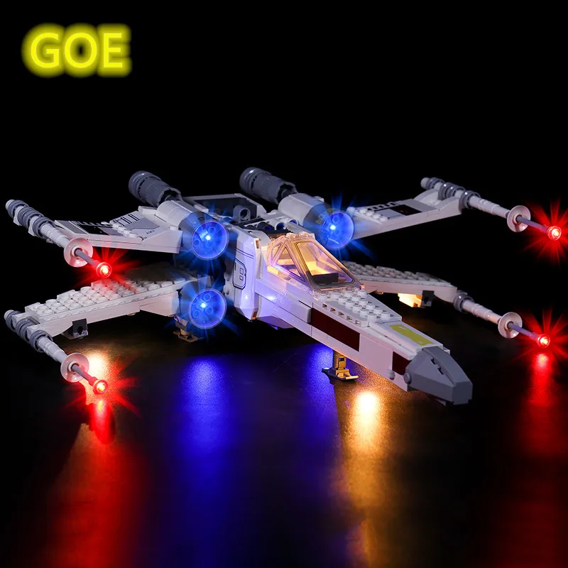 

LED Light Kit for Lego 75301 Compatible With Wars Luke Skywalker’s X-Wing Fighter Lighting Set(Only LED Light Included)