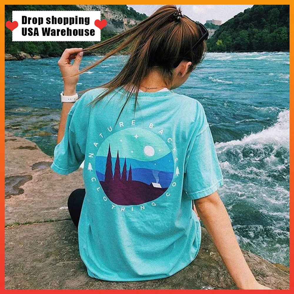 

Женский топ с круглым вырезом OUSHANG, летняя свободная повседневная одежда, блузки, женская элегантная блузка с цветочным принтом и коротким р...