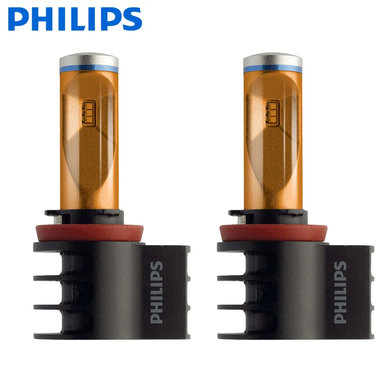 Philips 12 V H4 H7 H11 HB3 HB4 H1R2 9005 9006 9012 6000 K + 200% более яркие фары H8 H16 противотуманная