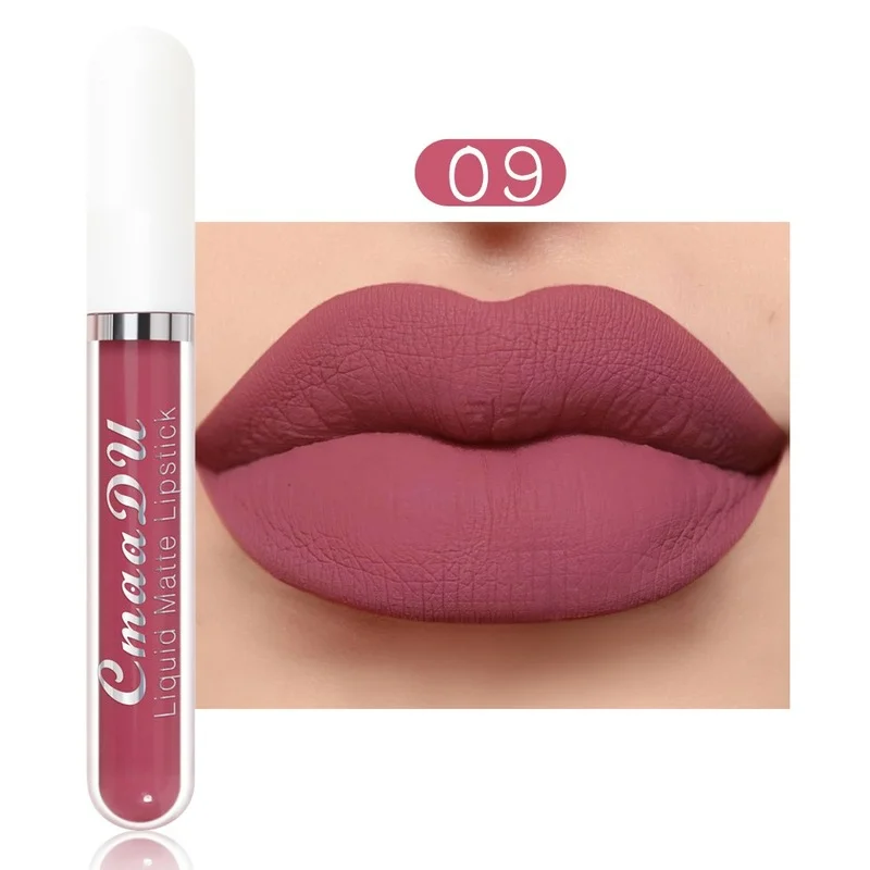 

18 Colors Waterproof Matte Velvet Lip Glaze Lasting EasyTo Ware Lip Gloss Nude Liquid Red Lipstick Makeup Cosmetic Tools