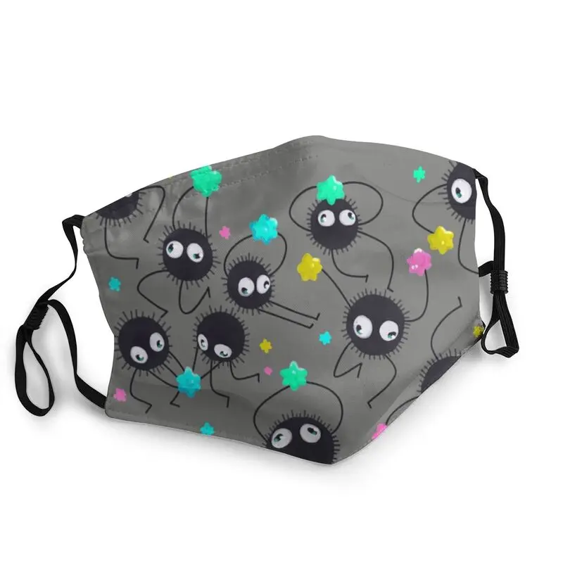 

Kawaii Soot Sprites Totoro Face Mask Men Women Anti Dust Anime Manga Studio Ghibli Mask Protection Respirator Mouth Muffle