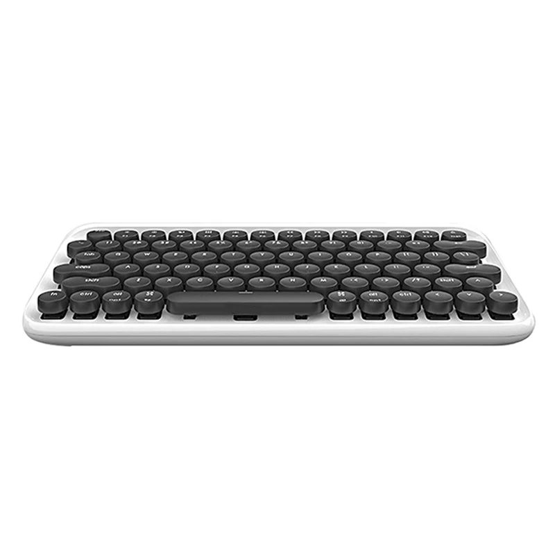Typewriter Keyboard Wireless Bluetooth RGB Backlight Retro Mechanical Keyboard for Cellphone Tablet Laptop @M23