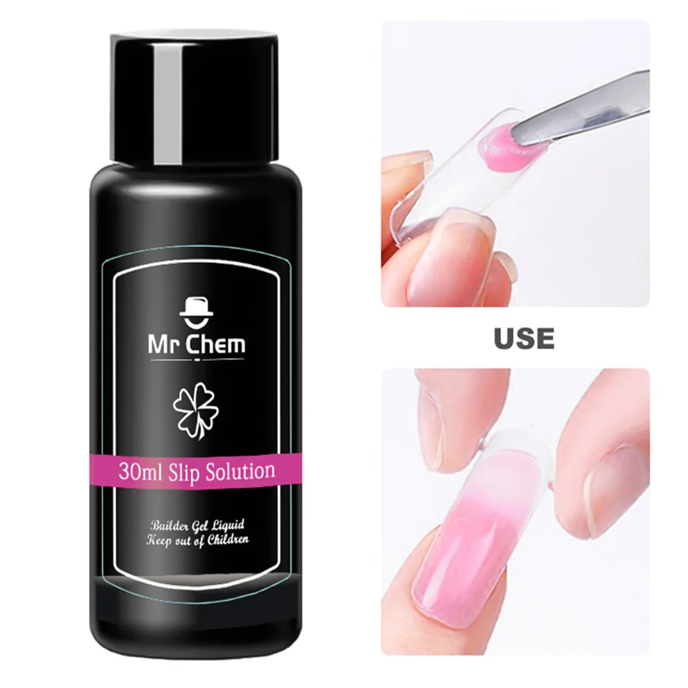 

Mr Chem 30ml Poly Polish Gel Liquid Slip Solution Quick Builder Nail Gel Nails Permanent Clear Acrylic Nail Art Extension Gel