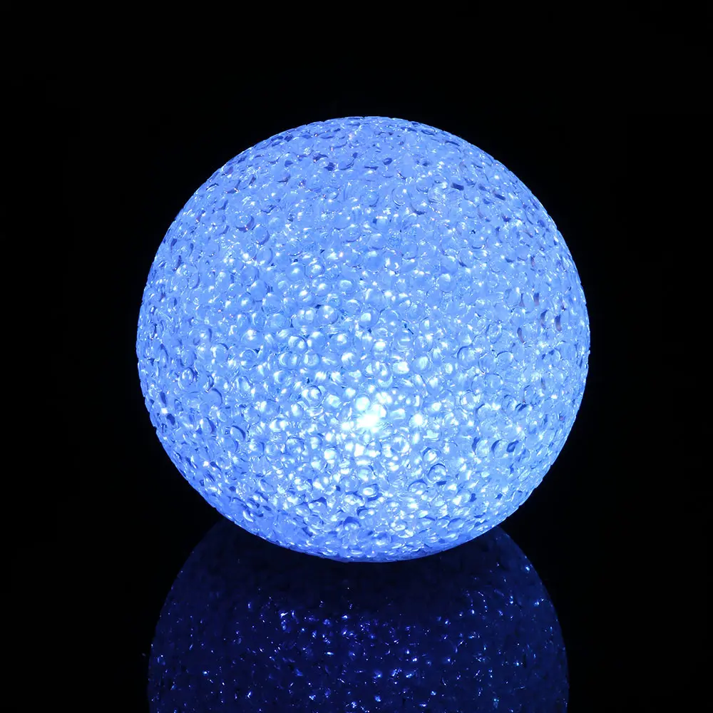 Цвет Фул хрустальный шар Ночной светильник 10 см градиент светящаяся Игрушка Шар