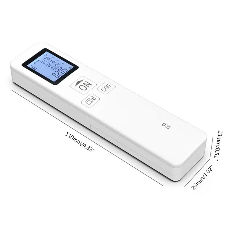 Мини ручной 40 м умный цифровой лазерный дальномер Портативный usb зарядка измеритель расстояния