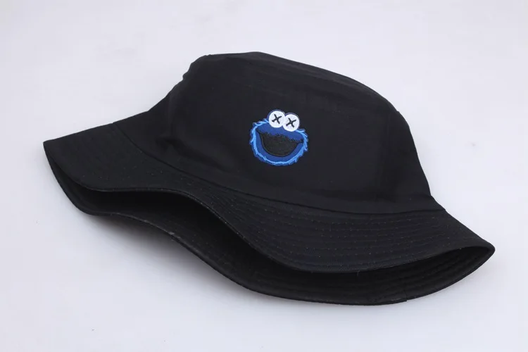 

Double-sided Embroidery Cartoon Bucket Hat Women Men Summer Outdoor Panama Caps Fashion Unisex Cotton Fisherman's Fishing Hats
