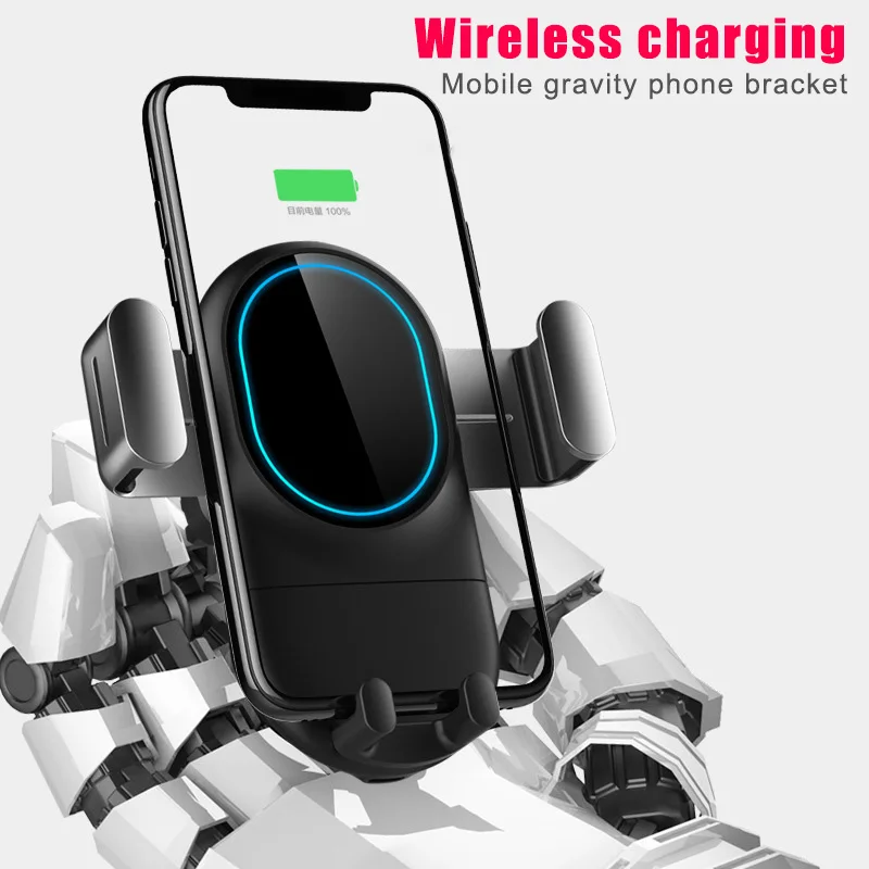Беспроводное зарядное устройство вращающееся на 360 градусов с креплением