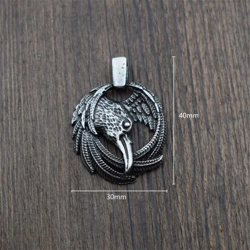 Винтажный кулон в виде крыла Викинга птицы вороны скандинавский амулет животные