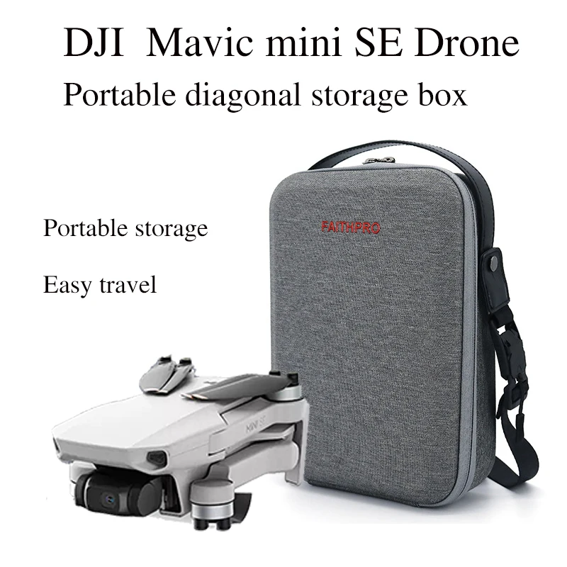 

DJI Mavic Mini SE Storage Bag Drone Portable Storage Box Outdoor Drone Flight Shockproof Carrying Box for Mini SE Case Accessory