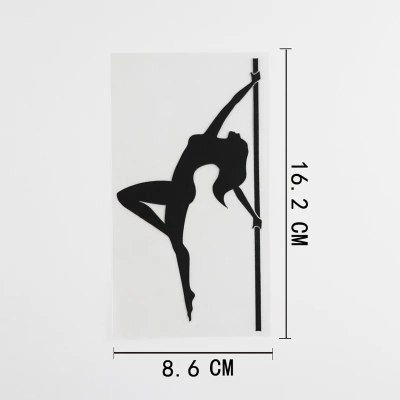 Стриппер сексуальная обнаженная девушка танцевальная наклейка виниловая