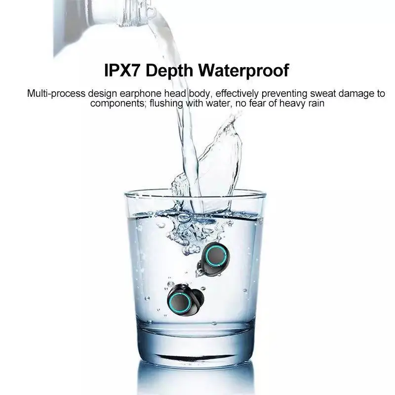 TWS-стереонаушники G02 с поддержкой Bluetooth 5 0 и зарядным футляром на 3300 мА · ч |