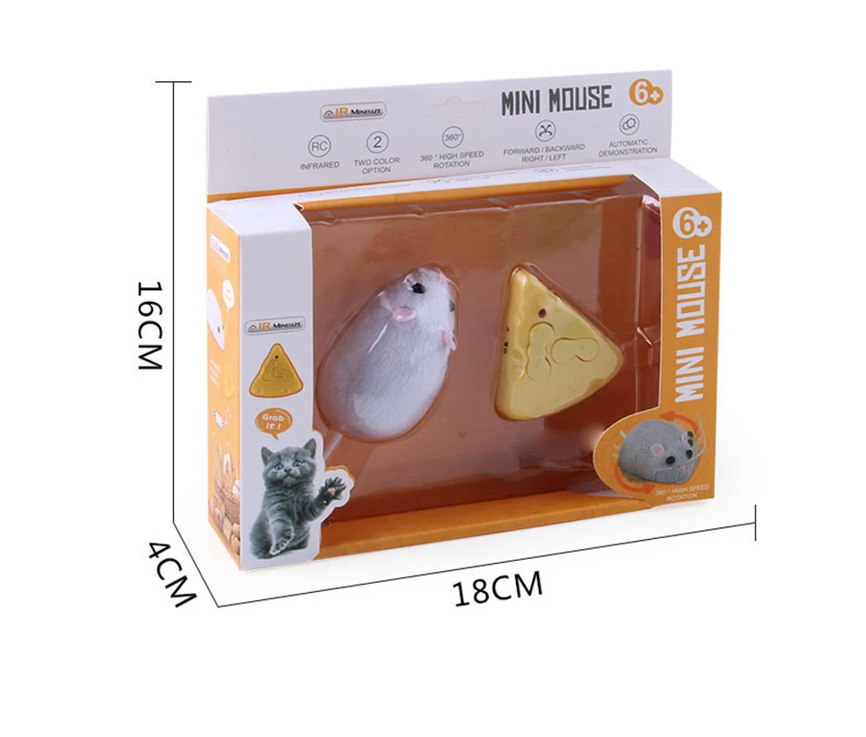 Беспроводная электронная игрушка для кошек плюшевая мышь интерактивные игрушки