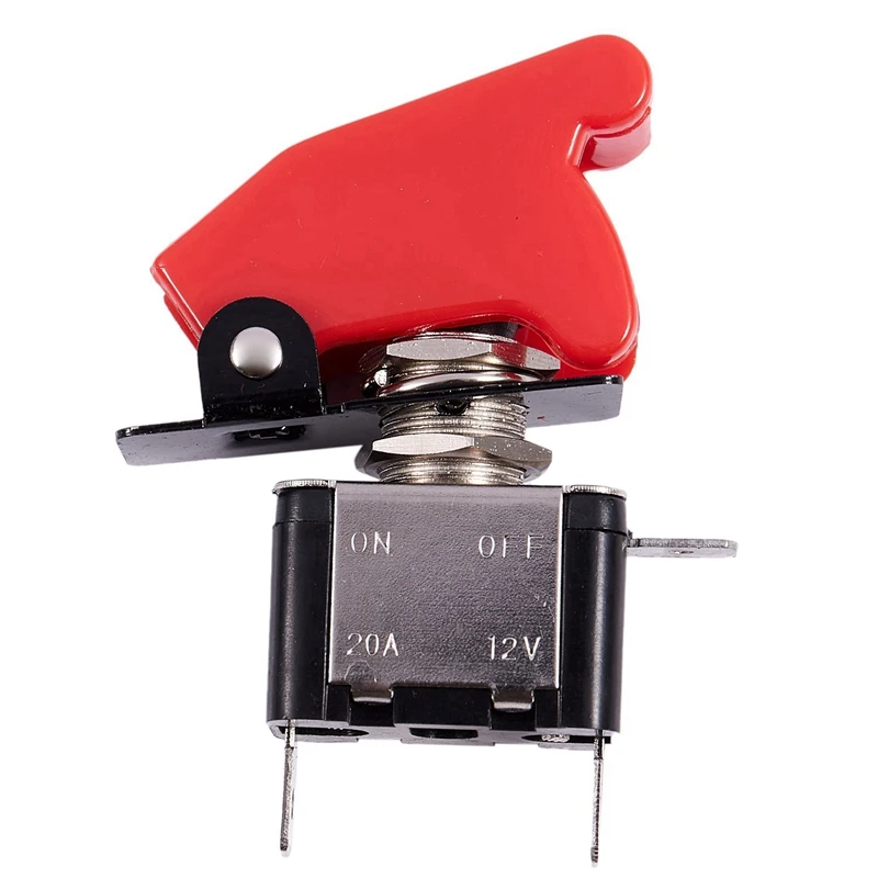 

1 Pcs 12V 20A Inverter Rocker Switch Red & 4 Pcs(Front Rear Left Right)Outside Outer Exterior Door Handle