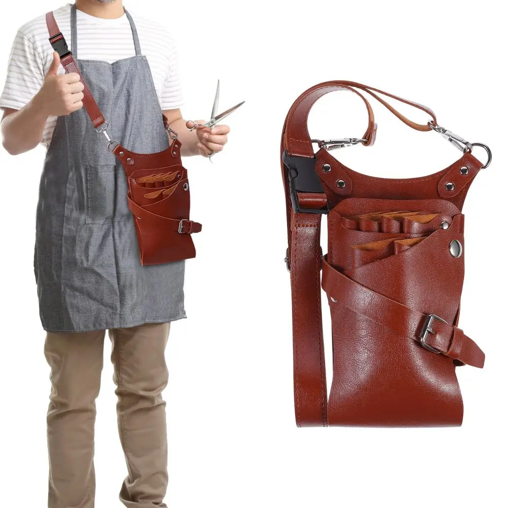 

Hairdressing Pouch Belt Multi-functional Hair Scissors Comb Tools Storage Bag