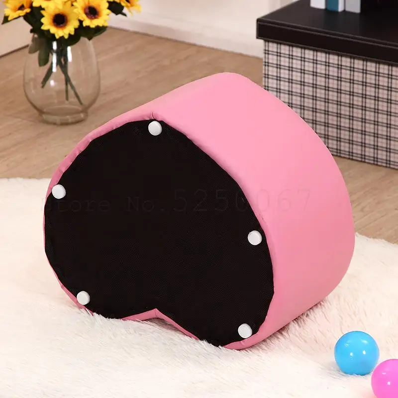 Детский стул в обуви милый розового цвета принцессы мягкой упаковке маленький