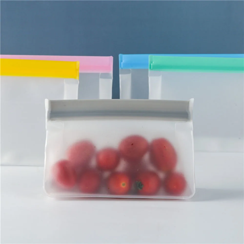 Пакет для хранения пищевых продуктов PEVA многоразовый герметичный на