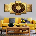 Плакаты с изображением поврежденного оружия, 5 шт., без рамки