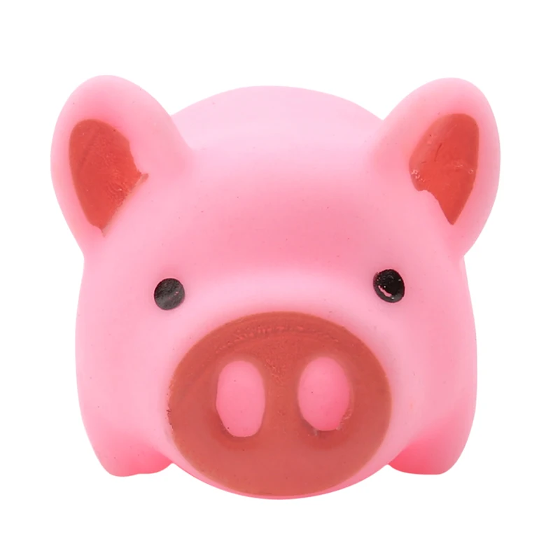 Cute Pink Pigs Squeeze Sound Squeaky Bathing Toy For Baby Bath Toys Shower Cartoon Animal Swimming Water Soft Floating Rubber | Игрушки и