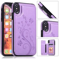 cases for iphone 12 mini 12 pro max 11 pro max xr multi card holder business wallet case shockproof pu flip leather phone cover