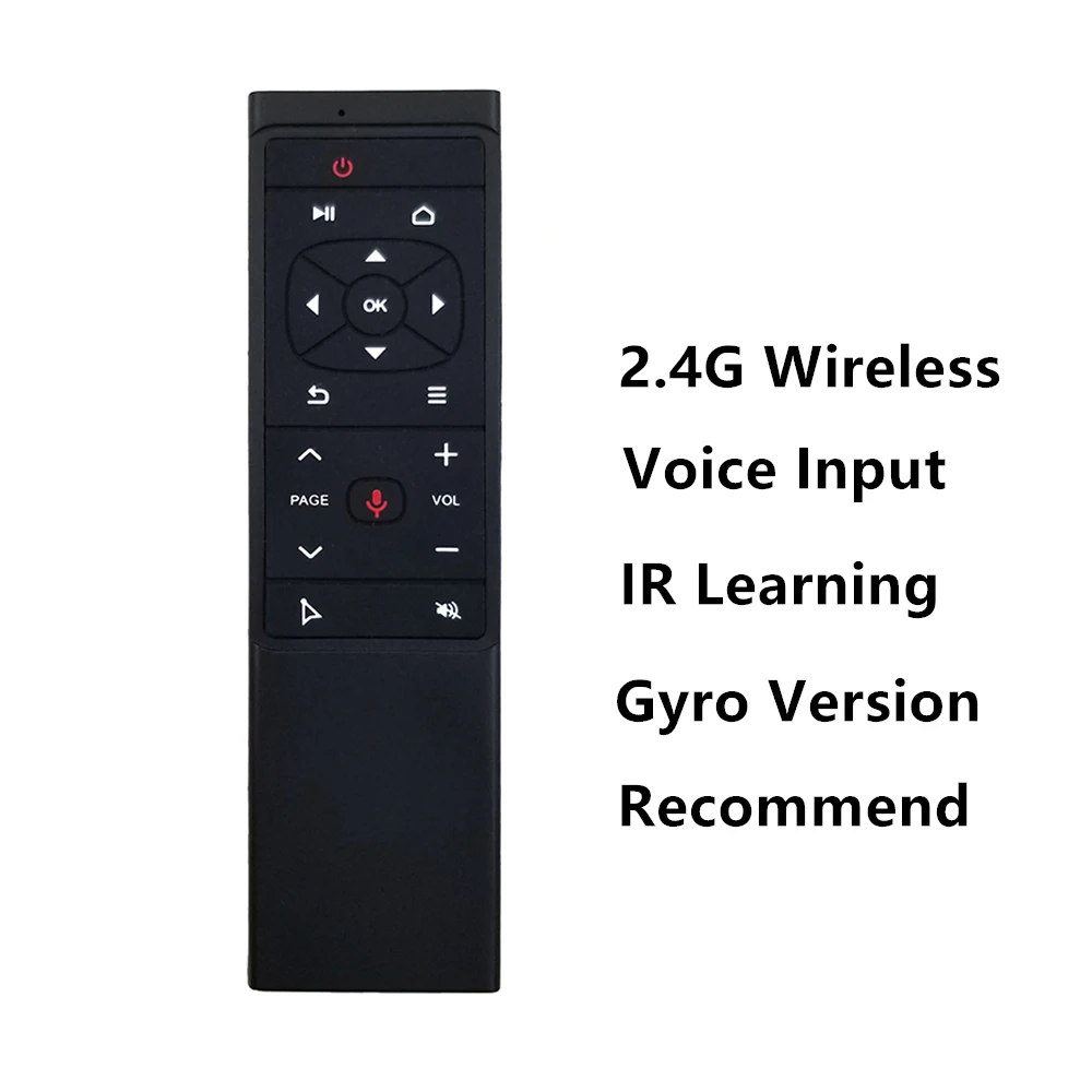 L8star 2,4G Air mouse пульт дистанционного управления MT12 голосовой поиск гироскоп Беспроводная IR Fly Aero мышь для Android Linux tv Smart IP tv Box - Цвет: Gyro Voice