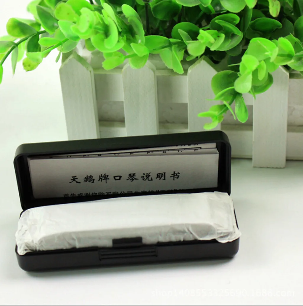 

Diatonic Harmonica 10 Holes Blues Harp Mouth Organ Key of C Reed Silver Swan