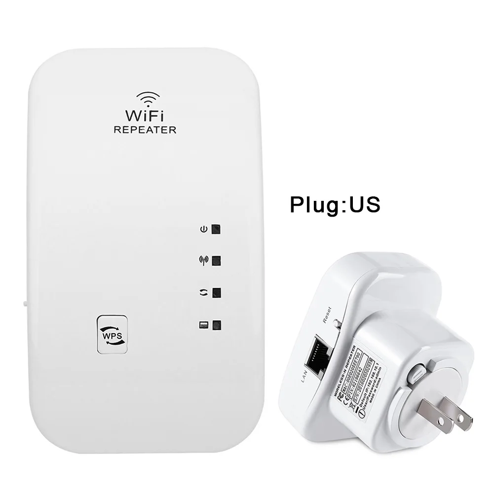 

300Mbps Router With RJ45 Cable Long Range Accessories Ap Mode Booster Network Extender Signal Amplifier Wireless Portable