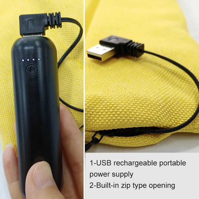 Напольная Подушка с зарядкой от USB и графеном электрическая термогрелка эффектом