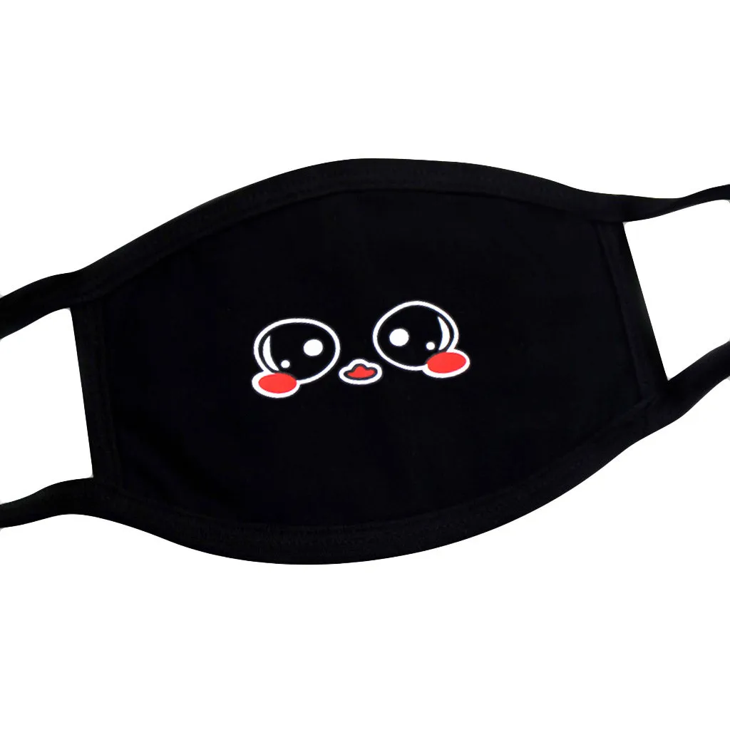 Унисекс печати прекрасный Анти-пыль многоразовые хлопковые маски для лица рот