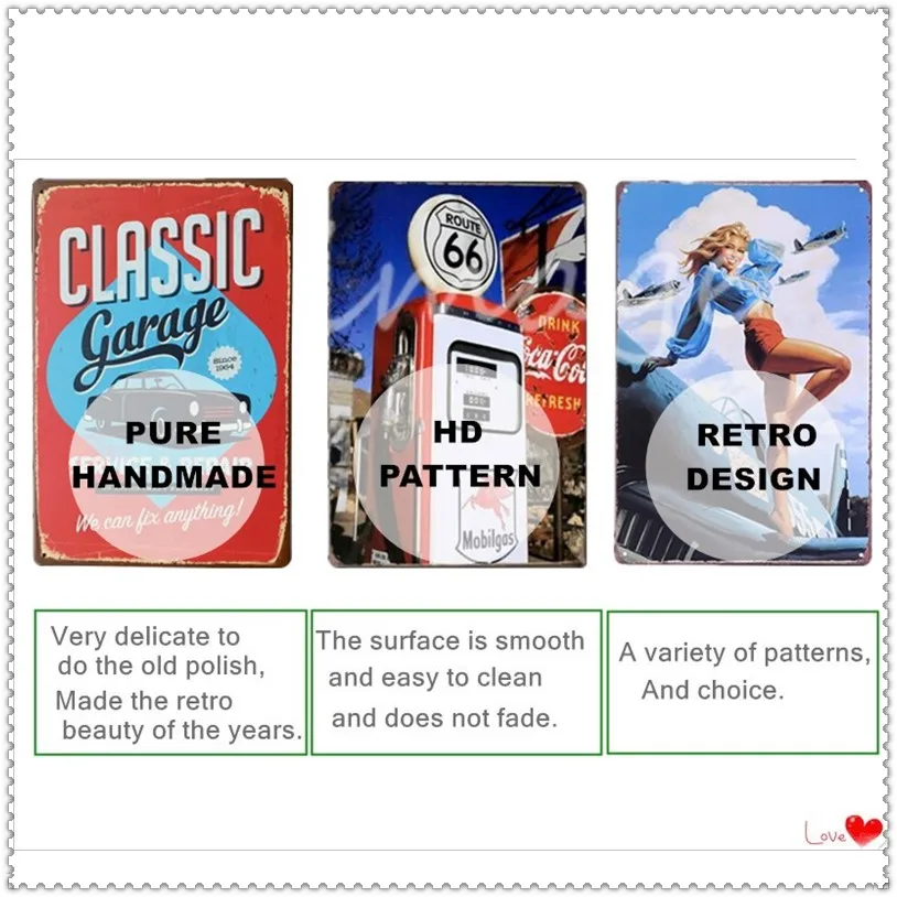

FAMILY LIVE LOVE RULES Style Vintage Tin Sign Bar Pub Cafe Club Shop Home Wall Decor Retro Metal Poster