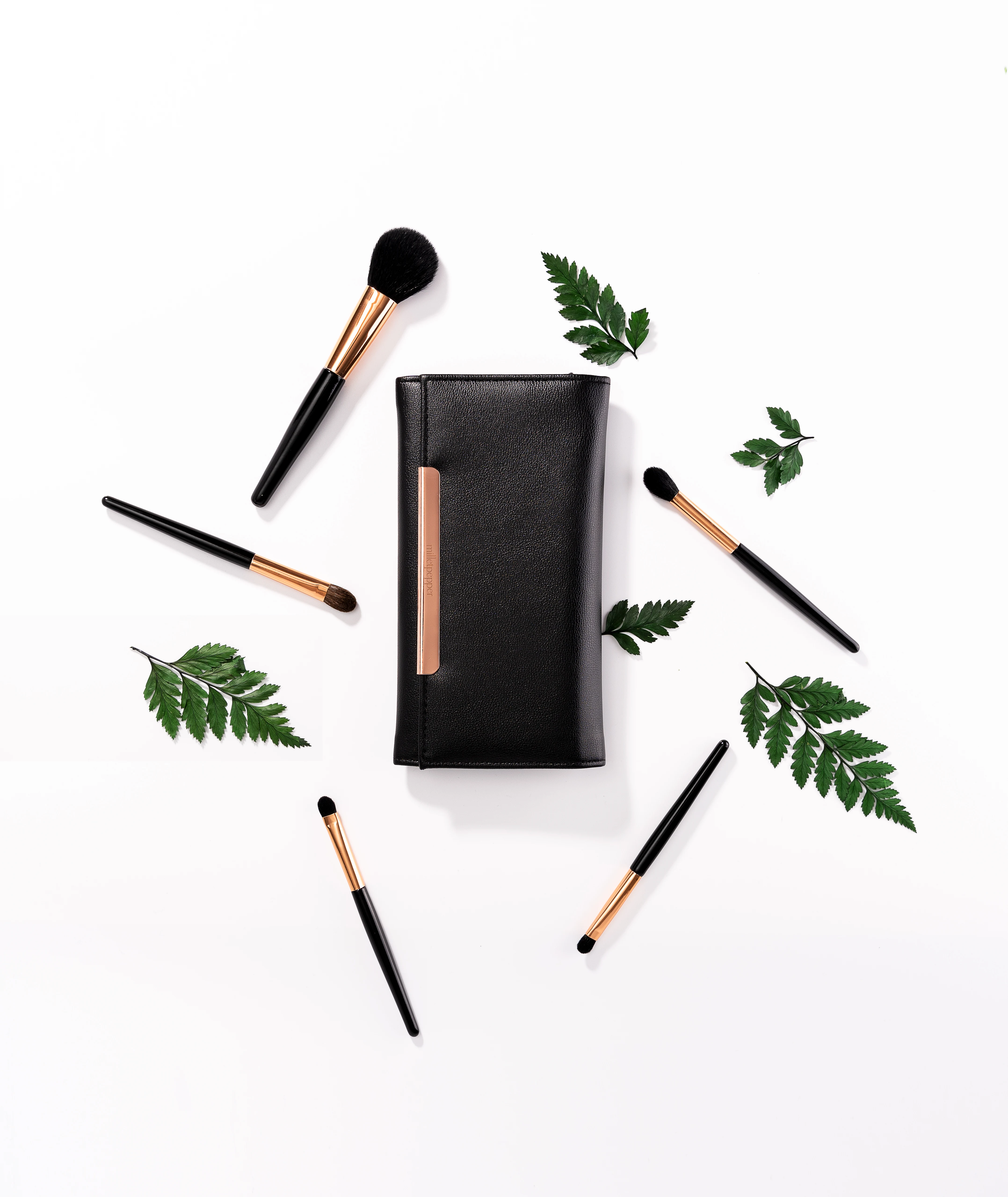 Миллетпеппер 5 шт/набор Кисти для макияжа для нанесения теней, основы, румян, смешивания, Набор инструментов для красоты на.