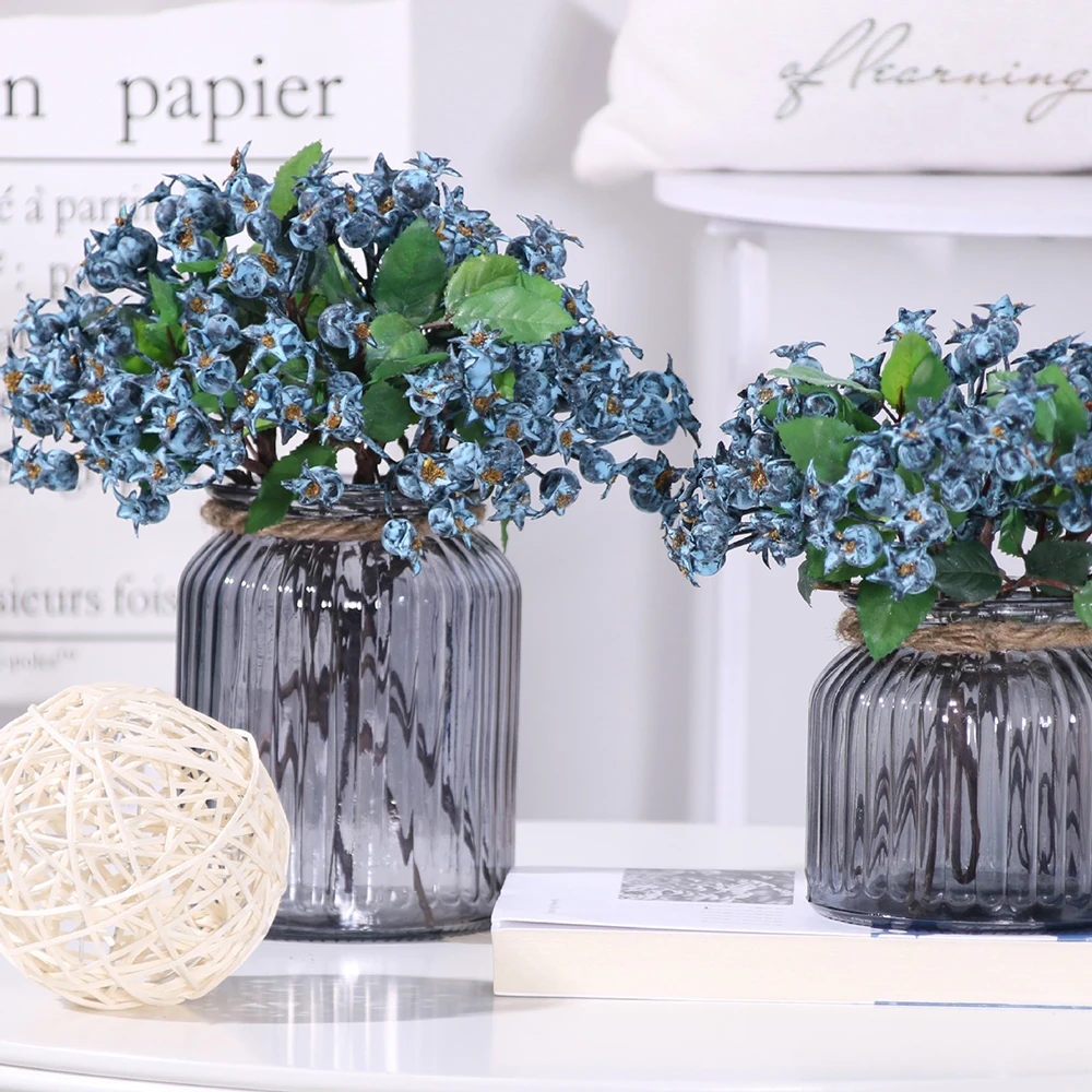 5 шт. искусственный гранат имитация ягод фрукты маленькое поддельное растение