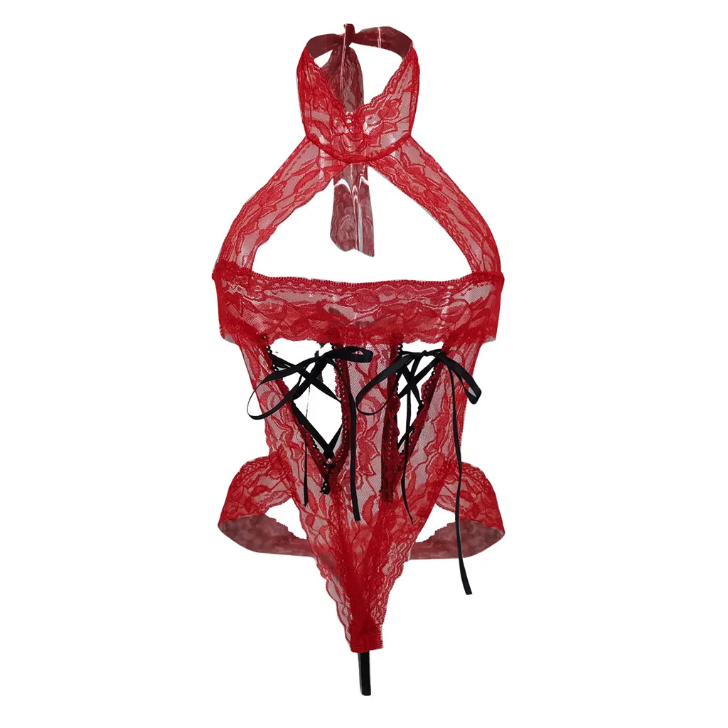 Женское кружевное боди с глубоким v-образным вырезом сексуальный комбинезон