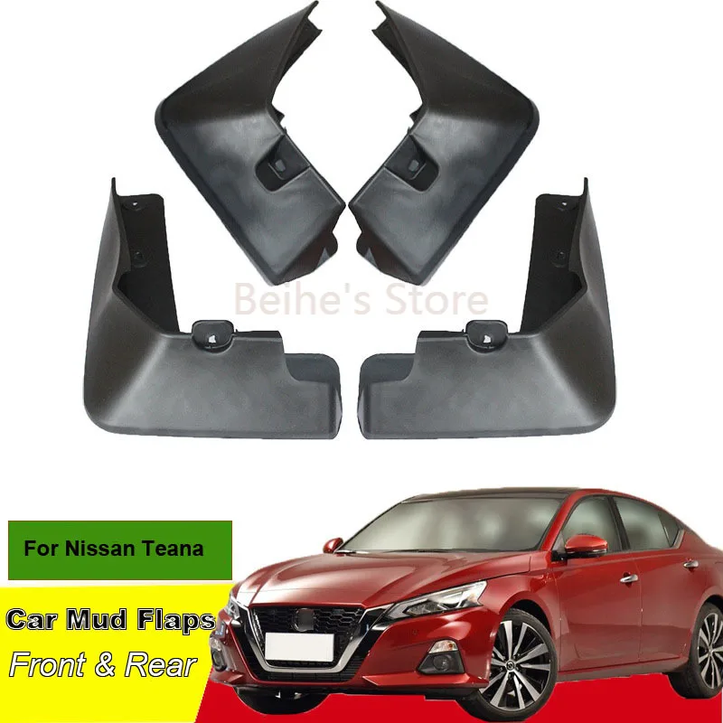 

Tommia For Nissan Teana Car Mud Flaps Splash Guard Mudguard Mudflaps 4pcs ABS Front & Rear Fender