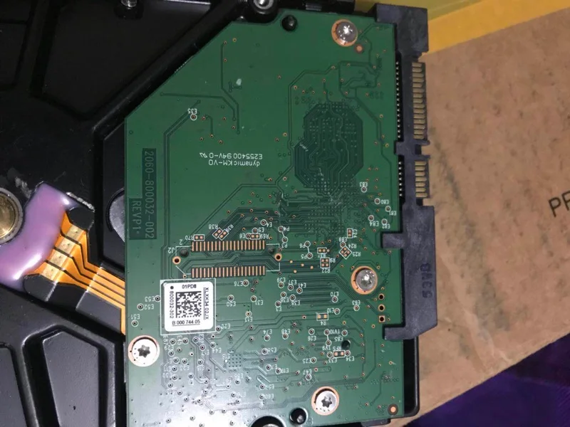 HDD печатная плата Материнская 2060-800032-002 для WD 3 5 SATA восстановление данных жесткого