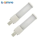 1 шт. G23 светодиодный 345 Вт PL-S CFL светодиодный Замена 110V220V 2Pin G23GX23 4Pin 2G72GX7 подключаемого модуля энергосберегающий светодиодный светильник