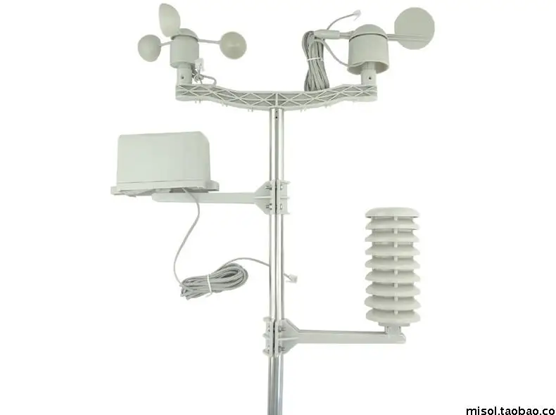 Accesorios para exteriores, anem&oacute;metro, medidor de direcci&oacute;n del viento, medidor de temperatura y humedad y lluvia-0