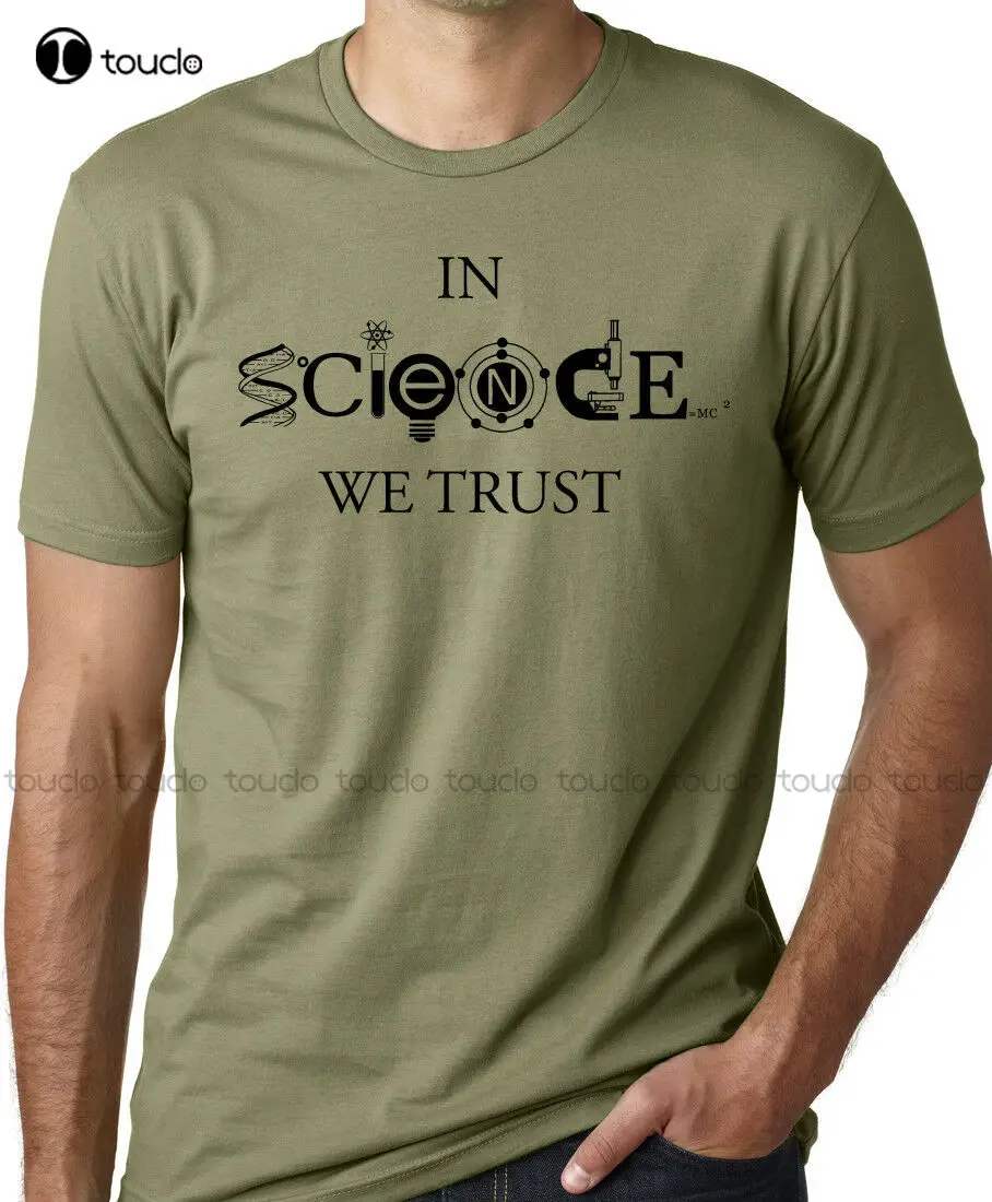 

New In Science We Trust Cool T-Shirt Funny Atheist Tee Mens 3Xl T-Shirts