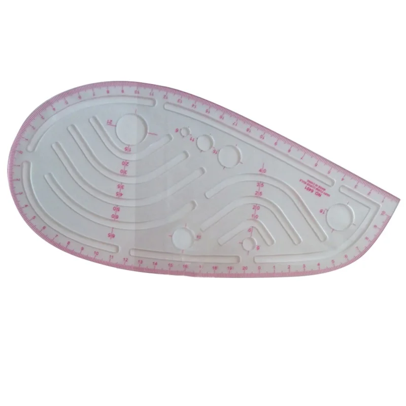 Стильный дизайн линейка французская кривая бедра вырез слот прямая Линейка | Дом