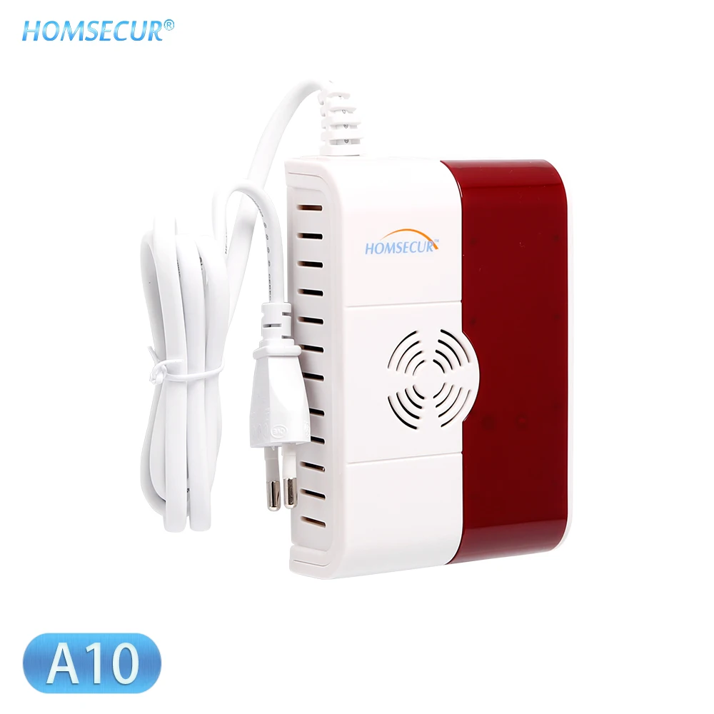 

HOMSECUR A10 433MHz Wireless Gas Carbon Monoxide Detector Sensor 85dB for Home Security