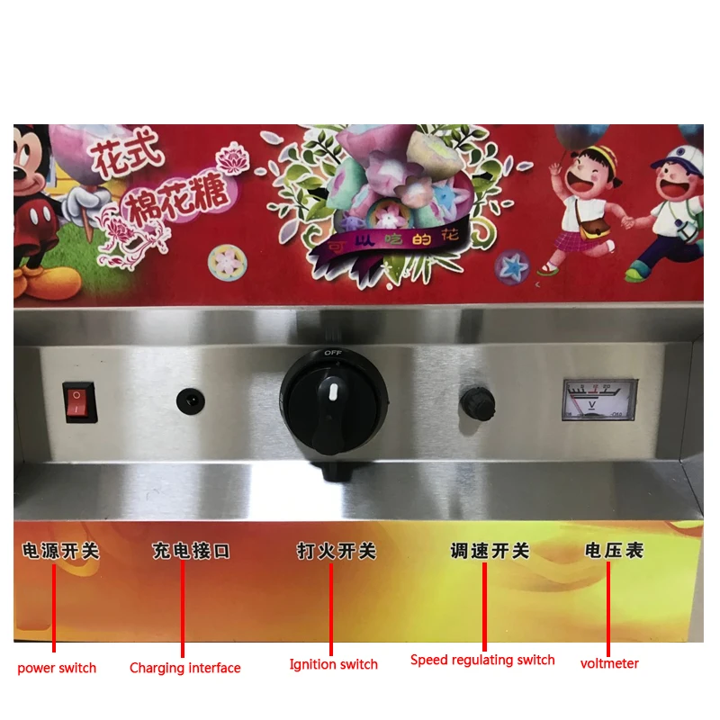 12 В 40 Вт Коммерческая Машина для сахарной ваты электрическая машина LP-H1 прибор