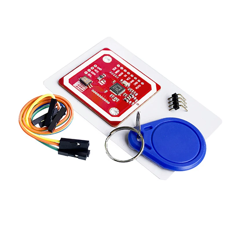 Комплект модуля N532 NFC RFID V3 4-контактный кабель с шагом 2 54 мм белая карта ключом 12P