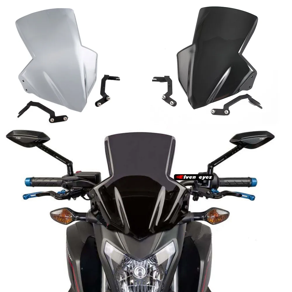 Защита для ветрового стекла мотоцикла с кронштейном Honda CB650F CB650FA 2014 15 2016 2017 2018 2019