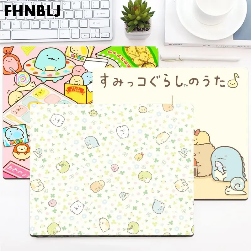 

FHNBLJ Your Own Mats Kawaii Cartoon Sumikko Gurashi mouse pad gamer play mats Top Selling Wholesale Gaming Pad mouse